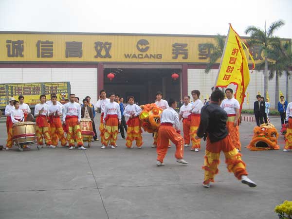 2006公司欢庆新年开工醒狮演出