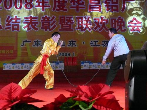 2008年度pg电子模拟器铝厂总结表扬暨联欢晚会-伟昌铝材