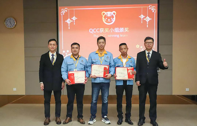 2021 年度QCC小组运动效果一等奖